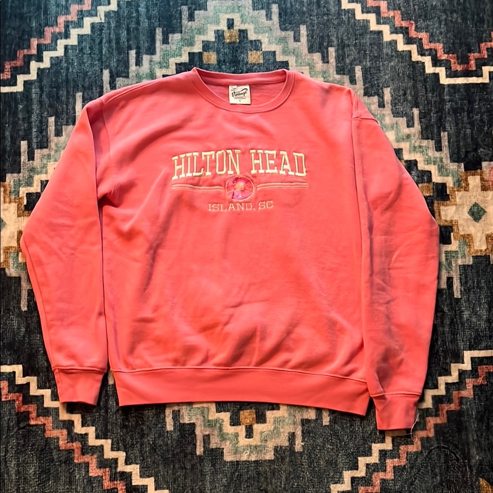 Hilton Head Island SC Coral Sweatshirt